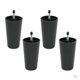 thumbnail image 4 of 8x Bed Table Table Lifts Lifts Furniture Square Pies Pt Pule Floor Protector 125mm, 4 of 6