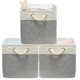 thumbnail image 1 of Cubos de almacenamiento Simple Houseware 33 × 33 × 32 cm pack de 3 gris, 1 of 6
