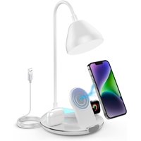 Cargador Inalámbrico 5 En 1 Aaronmei Blanco