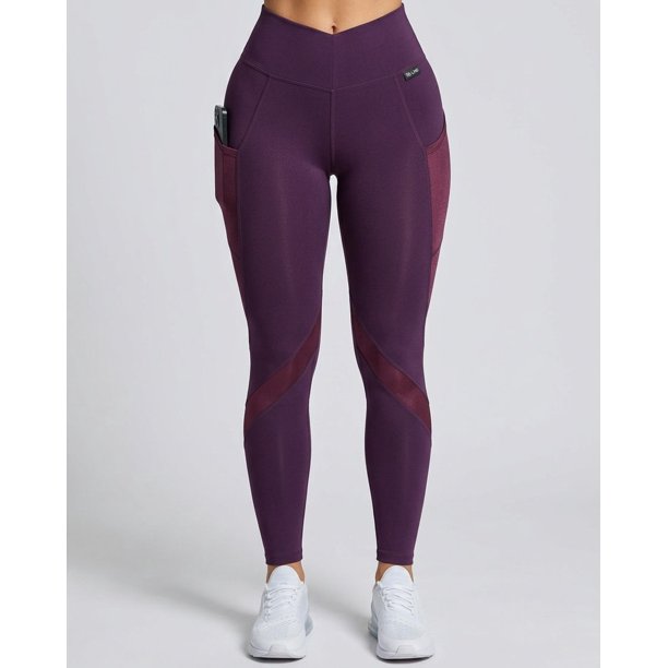 Calza Fitness Mujer Suplex Brillosa Modeladora Calidad - A358