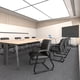 thumbnail image 2 of Silla de visita Boss Office Products Caressoft de alta resistencia, negra, 2 of 7