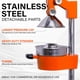 thumbnail image 4 of Exprimidor ASIALEO Manual de Hierro Fundido 43 cm 7 kg (Naranja), 4 of 8