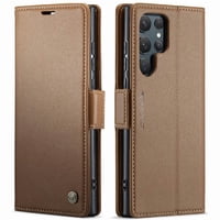 Caseme Tipo Cartera Samsung Galaxy S24 Ultra Con Cierre Magnético, Rfid, Tarjetero, Soporte, Carga Inalámbrica