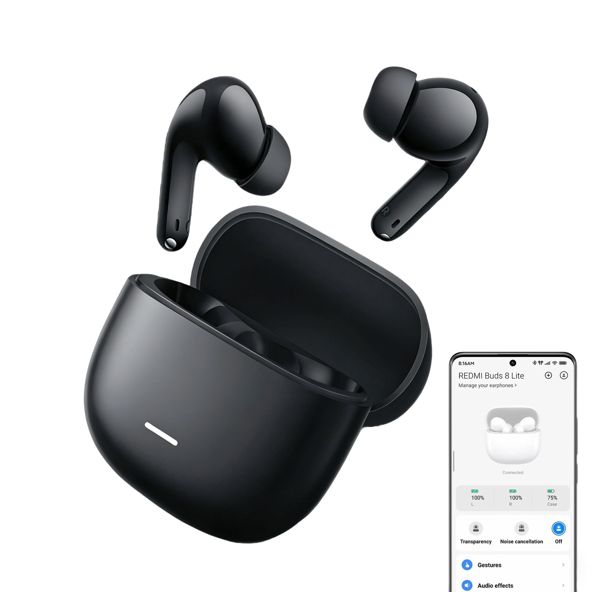 Auriculares Inalámbricos Xiaomi Redmi Buds 8 Lite 42db Anc 36h Batería