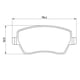 thumbnail image 2 of Pastillas Freno para auto Renault Clio 2012-2020 Delantero, 2 of 5