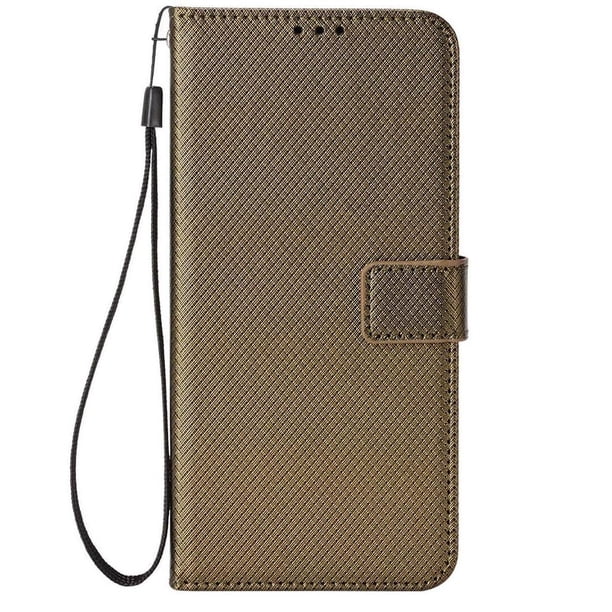 Funda Billetera para con Ranuras y Soporte Marrón