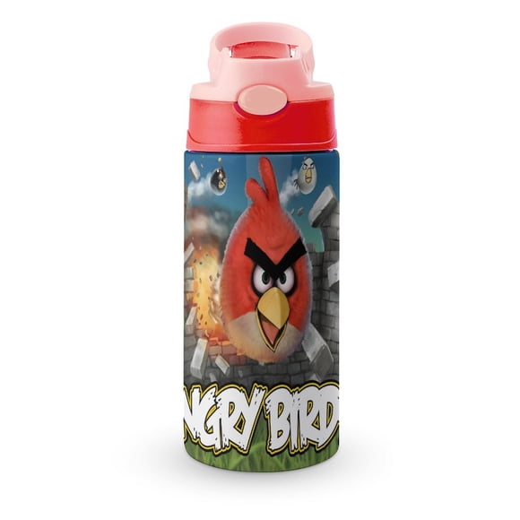 Botella de Agua Angry Birds Rosa 12 oz