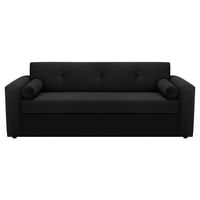 Bodevir - Sofa Vivo 3Cg Felpa 30 Negro