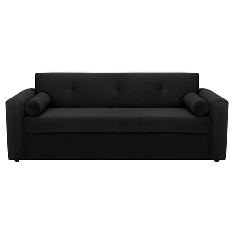 Bodevir - Sofa Vivo 3Cg Felpa 30 Negro