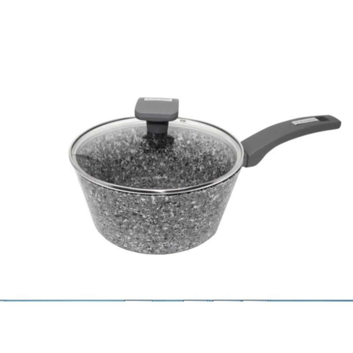 Westinghouse - Olla Wh/ Con Mango Y Tapa Marmol Gris 20cm
