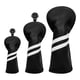 thumbnail image 5 of 3x Golf Wood Head Cover Headcover Con Protector De Etiqueta De Número Intercambiable Negro, 5 of 5