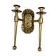 thumbnail image 5 of Candelabro De Pared De Hierro Para Colgar En La Pared, Candelabro Decorativo Para Chimenea, 26 X 32 Cm, Para 2 Velas, 5 of 5