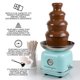 thumbnail image 2 of Fondue de chocolate, fuente Nostalgia, 4 niveles, 950 ml, aguamarina, 2 of 3