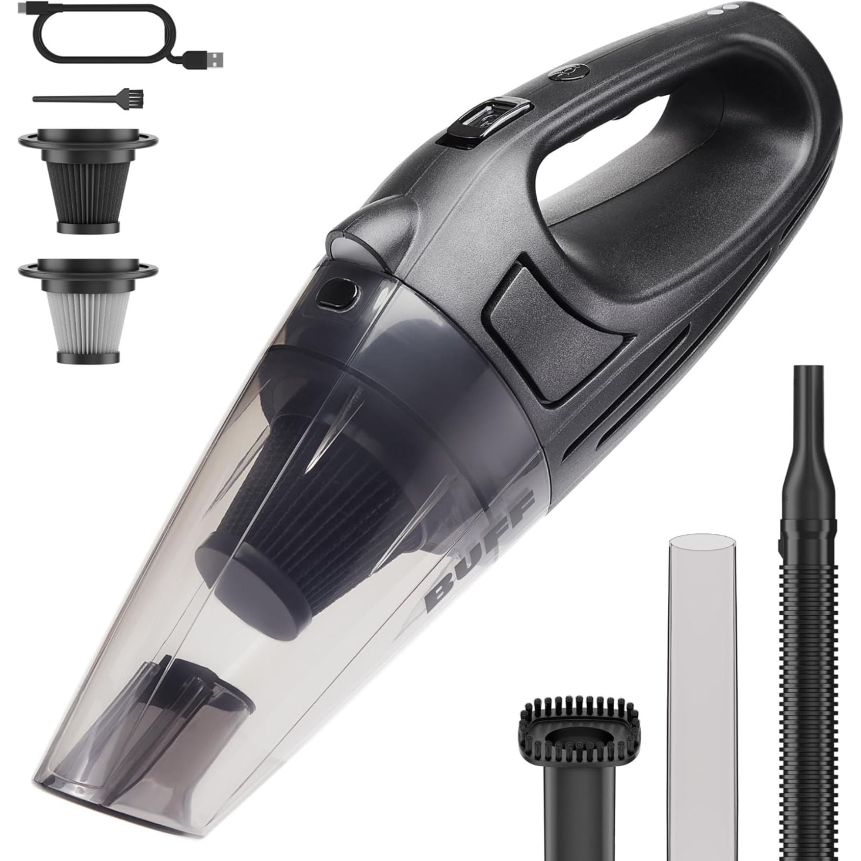 Movi - Aspiradora Inalámbrica De Alta Potencia (auto Hogar Oficina Y Cocina)