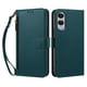 thumbnail image 1 of Funda Tipo Billetera para samsung galaxy S25 Edge con Soporte y Bolsillo con Cierre Verde, 1 of 1