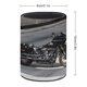 thumbnail image 2 of Harley Davidson-theme Cylinder Pen Holder Pencil Organizer with Flannel Lining PVC Leather Material Cardboard Base for study work 10*8CM, 2 of 6