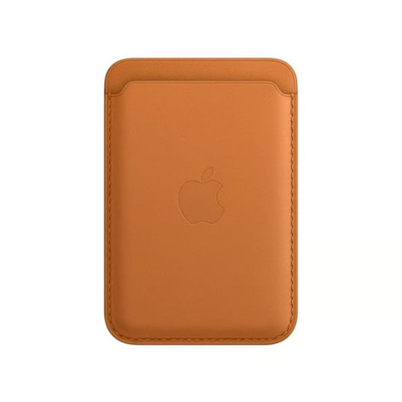 iPhone Leather Wallet Con MagSafe Marron