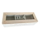 thumbnail image 2 of Caja De Té Mediana De Madera 3 Espacios Con Diseños blanco, 2 of 2