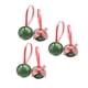thumbnail image 4 of 6 Piezas Campanas De Navidad 2023 Decorativas Con Lazo Para Sala De Navidad Vacaciones Verde, 4 of 5