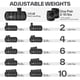 thumbnail image 4 of Juego de pesas para tobillo Sportneer ajustables de 1 a 5 kg, 1 par, 4 of 9