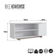 thumbnail image 3 of Rack de TV hasta 50" 3 Espacios Blanco - Estilo Minimalista Moderno Be Design (135x56x36 cm), 3 of 5