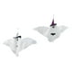 thumbnail image 1 of Fantasma Colgante Decoración Fantasma Lindo Colgante Fantasma Blanco De Halloween Con Sombreros 2PC Blanco Y Púrpura, 1 of 3