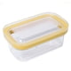thumbnail image 5 of Caja de almacenamiento para cortar , recipiente multiusos para platos de con cortador para comedor y nevera, fácil de cortar Amarillo, 5 of 5