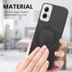 thumbnail image 5 of Magnetic Slim Case for Motorola Moto G Play 2024 5G with Camera Guard & Anti-Scratch Back Black, 5 of 6