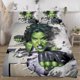 thumbnail image 3 of She Hulk 3-Piece Bedding Set For Kids Boys Girls Adult Cartoon Warm Cute Fashion Holiday Present Gift Bed Sheets, 3 of 5