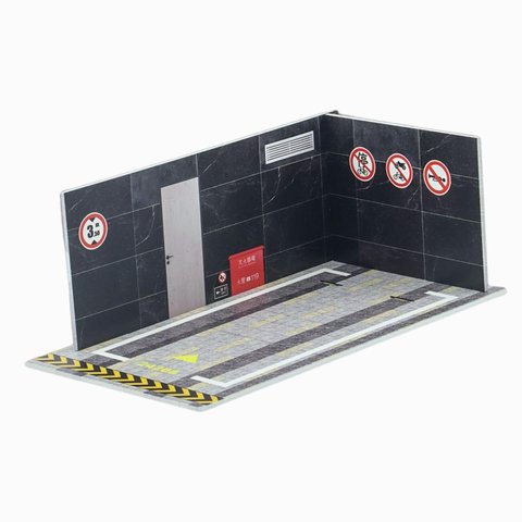 Bothyi - Modelo De Coche Diorama Paisaje De Estacionamiento 1/24 Diy Para Modelo De Coche Amantes Del Modelo De Coche K