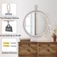 thumbnail image 5 of Espejo de Pared Decor Trends 51 cm Redondo con Cuerda Blanca, 5 of 9