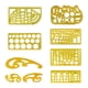 thumbnail image 2 of Plantillas Conjunto De Plantillas Herramientas De Dibujo Regla De Dise?o Arquitectónico 9 Piezas, 2 of 5