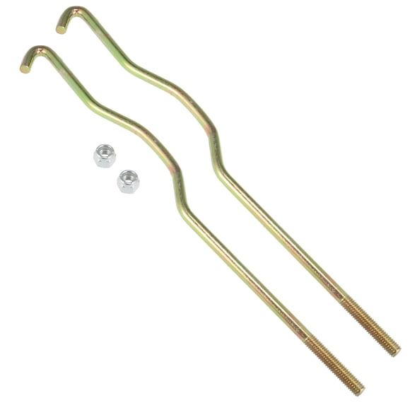 2 piezas de varilla de sujeción de batería para carrito de golf, perno, tuerca, abrazadera de batería para carrito de golf Club Car Precedent 05-08 1025268-01