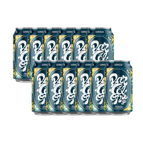 Pack 12 Cervezas Barcelona Beer Lager 330Cc