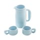 thumbnail image 4 of Juego De Té De Casa De Muñecas En Miniatura Para Casa De Muñecas A Escala 1:12 Accesorio De Juguete Creativo Azul Claro, 4 of 4