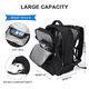 thumbnail image 5 of Mochila de Viaje Equipaje de Cabina Avión Viral Negra, 5 of 6