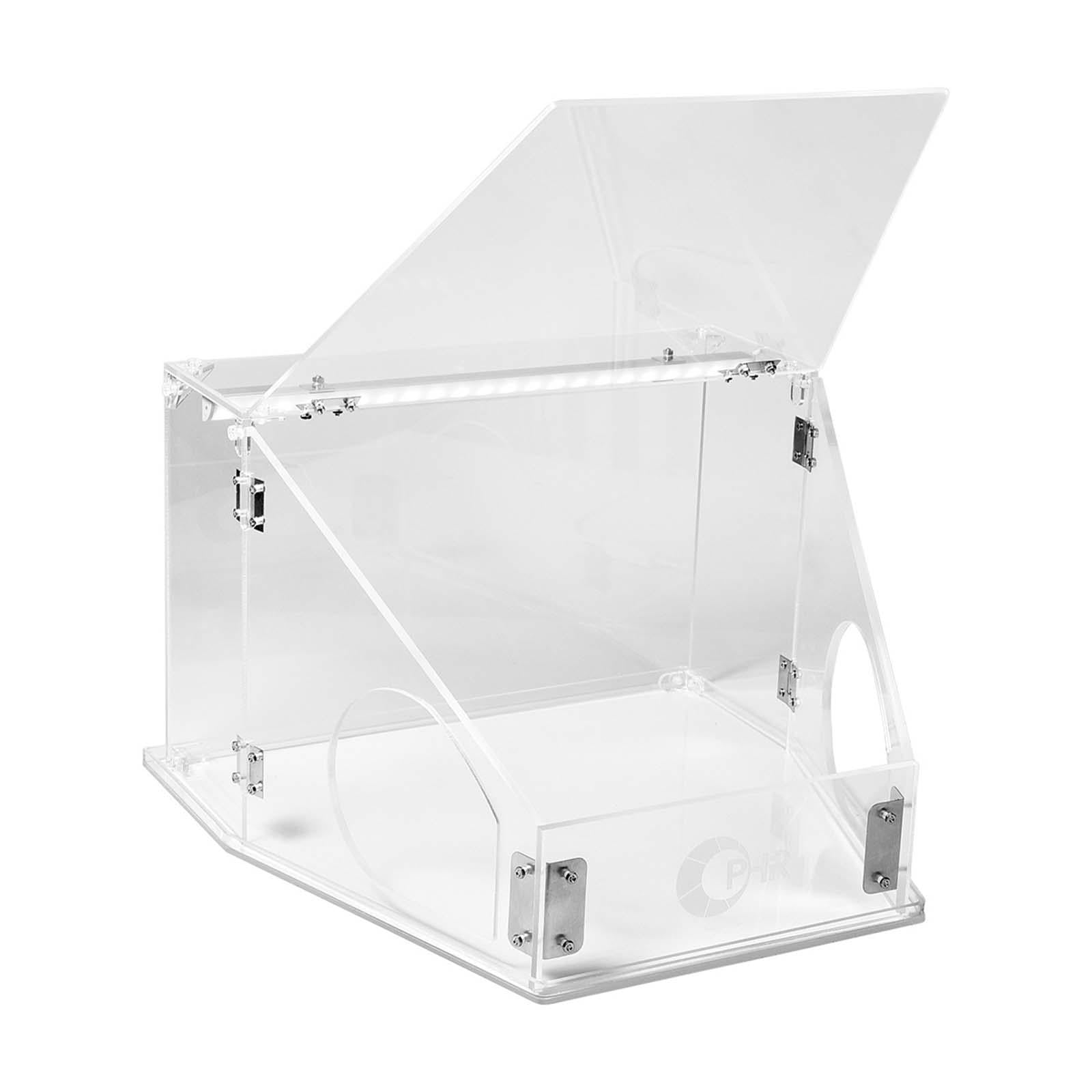 Bothyi - Caja De Polvo De Molienda Acrílica, Caja Transparente Ligera A Prueba De Polvo Para Trabajos De Pulido