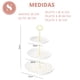 thumbnail image 3 of Bandeja Para Servir De 3 Pisos Blanco, 3 of 5