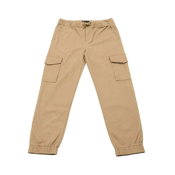 Pantalon Niño Teen Jogger Cargo Camel Corona