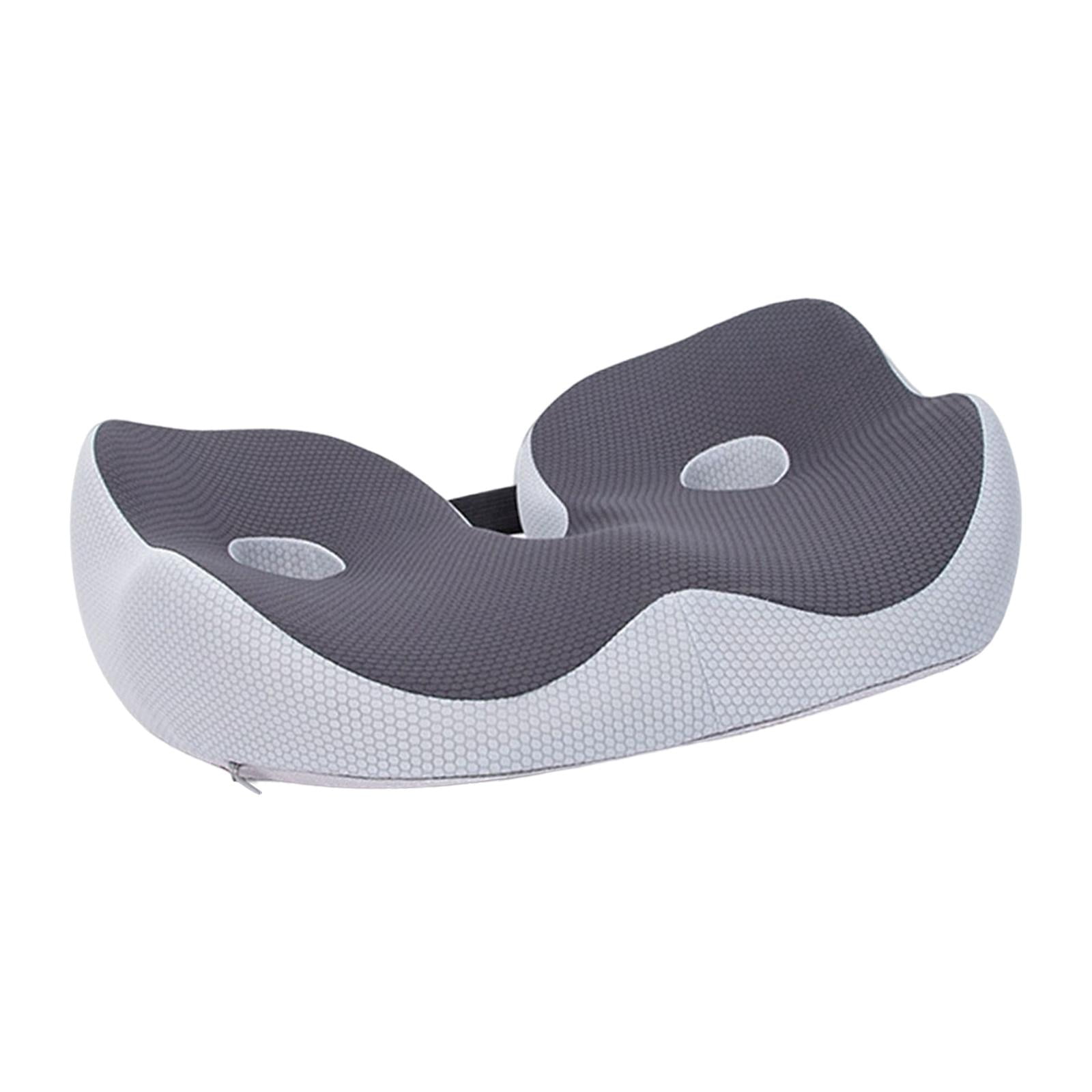 Ioensy - Cojín De Asiento De Donut De Viaje, Espuma Viscoelástica Para Silla De Ruedas, Posparto, Embarazo, Gris