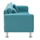 thumbnail image 3 of Sofa New Retro 3c Felpa 12 Turquesa, 3 of 6