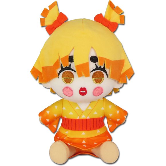 Great Eastern Entertainment Demon Slayer - Zenitsu Agatsuma (Disfraz de Geisha) Peluche de 7" (24 cm)