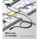 thumbnail image 3 of Cable Ringke Carga Rápida USB-C a Lightning Pastel (1.2m) Negro, 3 of 8
