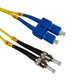 thumbnail image 2 of JFSTC5. Cable puente de fibra óptica monomodo dúplex SM de 5 metros con conectores ST/UPC a SC/UPC, diámetro de 3 mm y núcleo/revestimiento 9/125 µm, 2 of 3