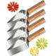 thumbnail image 1 of Cortador sandía triángulo acero inoxidable mango madera 3 uds utensilio cocina, 1 of 7