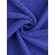 thumbnail image 5 of Agnes Orinda Blusa de Manga Acampanada para Mujer Talla Grande, Cuello en V, Primavera Verano, Camiseta Hueca, Talla 2X, Azul Real, 5 of 6