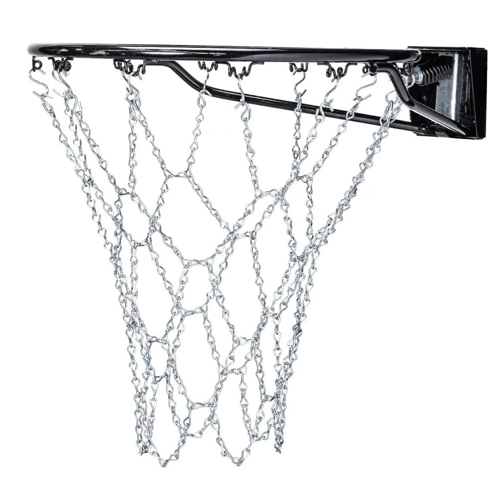 Franklin Sports - Red Basketball De Metal Hoop Chain 12 Loop Basketball Net