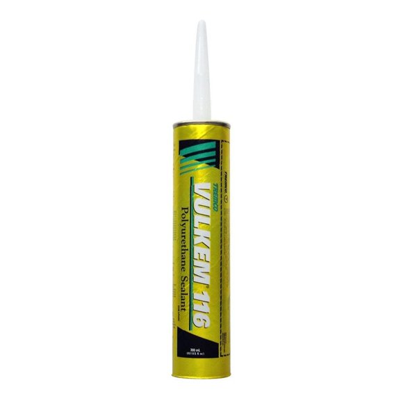 Sellador CRL V116W Vulkem, poliuretano blanco, 300 ml
