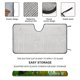 thumbnail image 2 of Stillwater Parasol para Parabrisas Delantero Protector Plegable, Visera Solar para Auto Bloquea Rayos UV Mantiene tu Vehículo Fresco 130cm*70cm, 2 of 6
