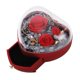thumbnail image 2 of Caja De Rosas En Forma De Corazón Caja De Almacenamiento De Joyas Regalo De Boda Para El Día De San Valentín Rojo, 2 of 5